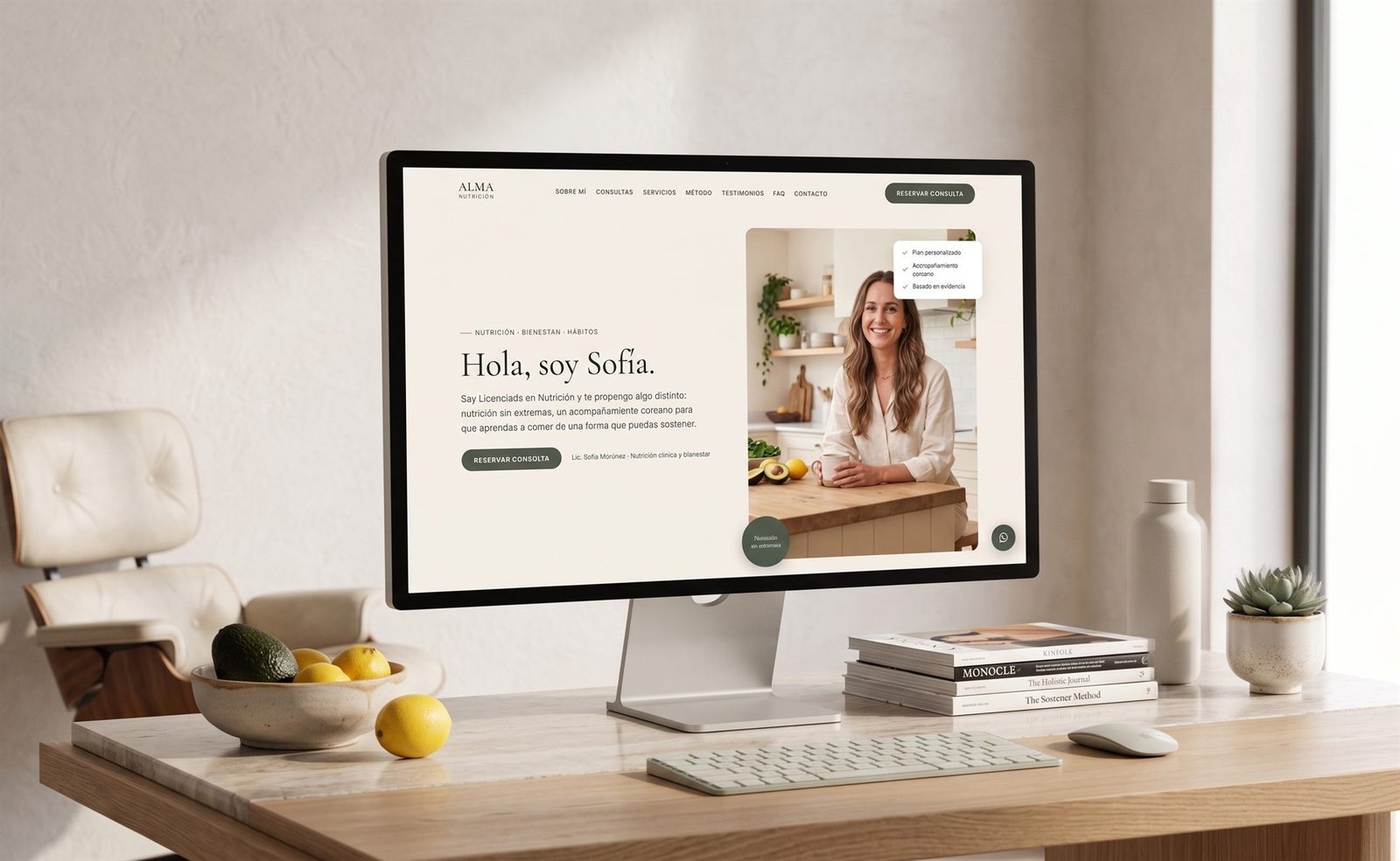 Alma Nutrición — landing page