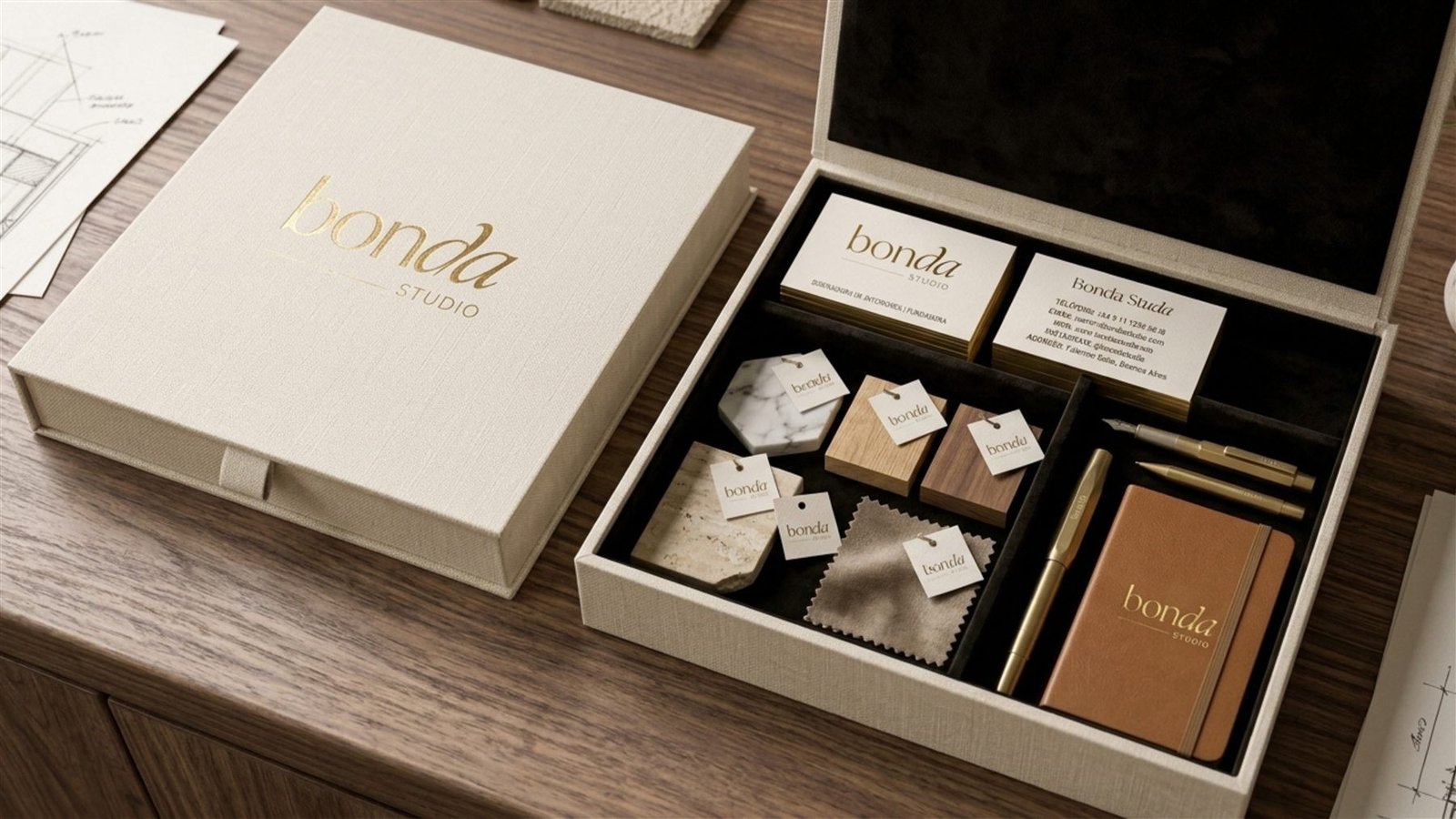 Bonda — sistema de papelería completo