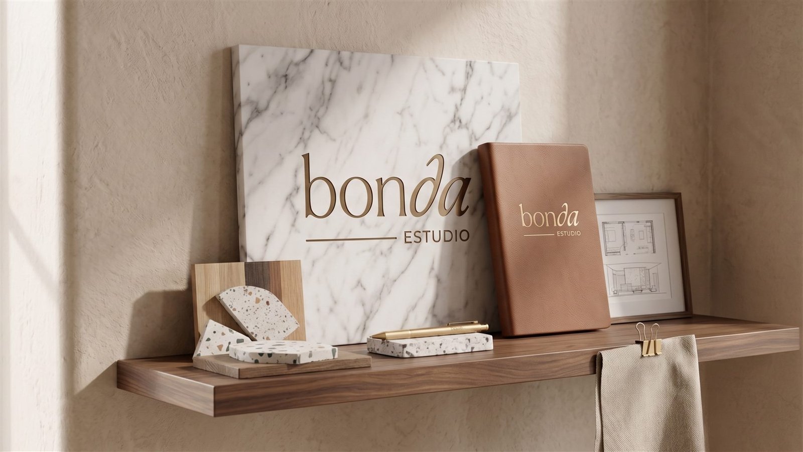 Bonda — materialidad y papelería
