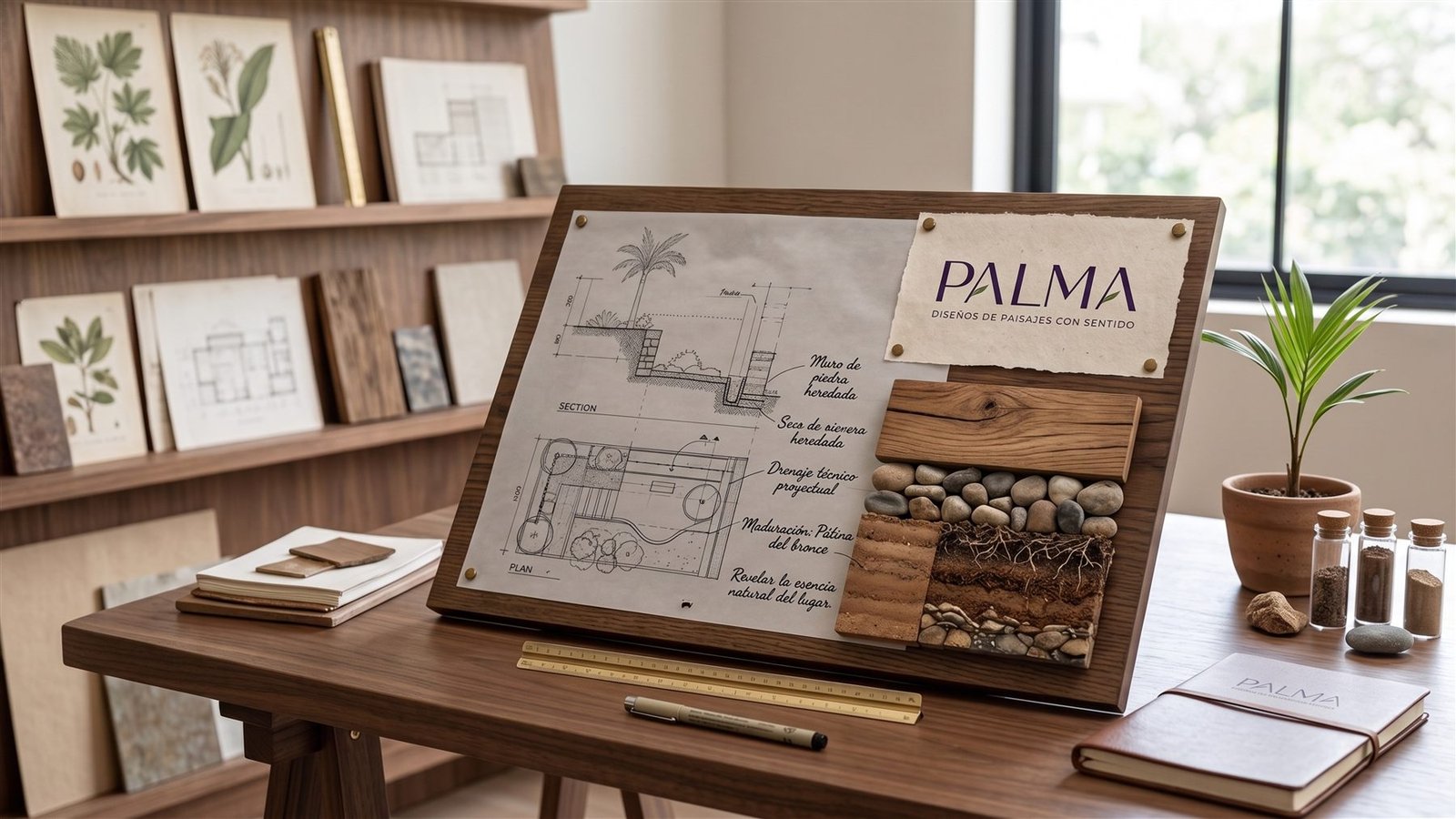 Palma — materialidad y proceso proyectual