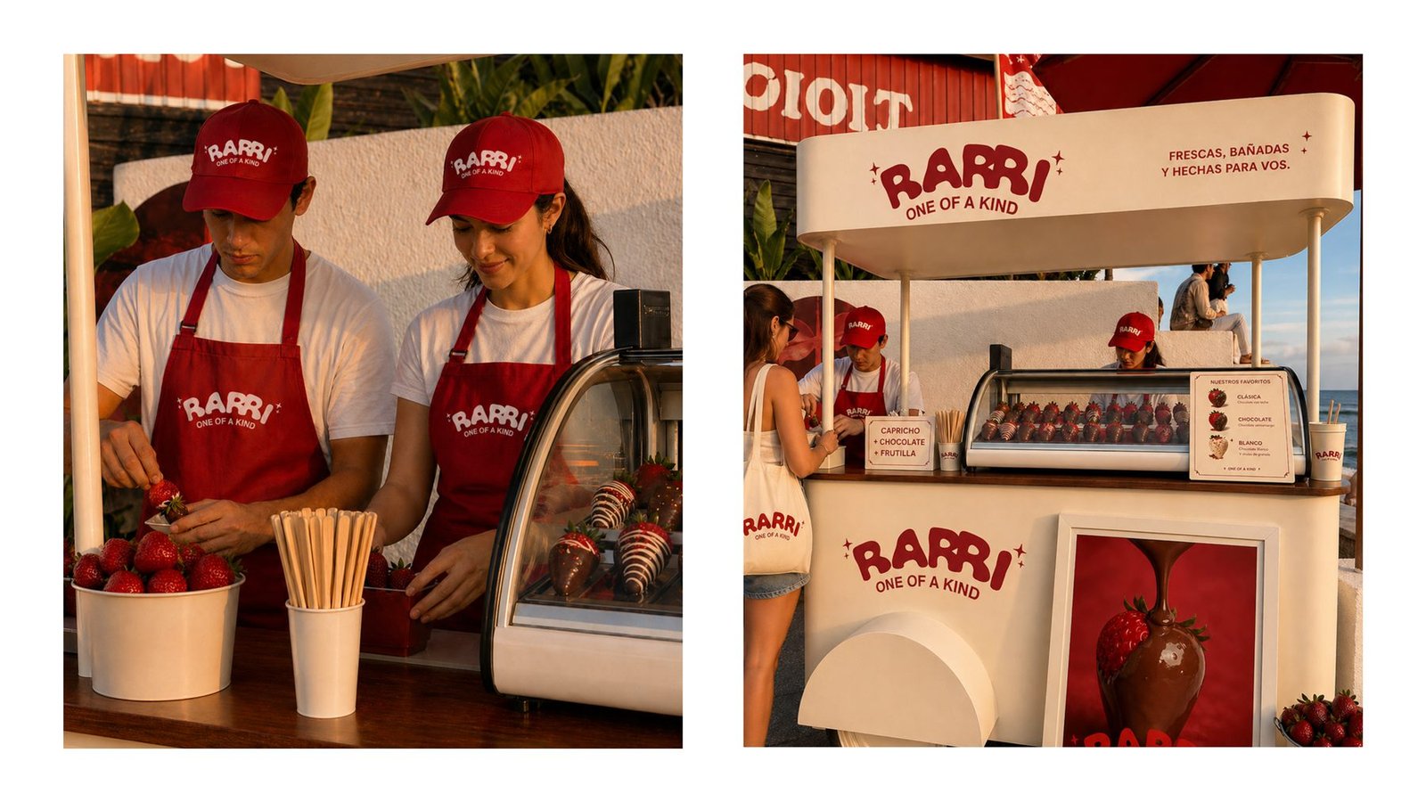 Rarri Garden — identidad aplicada al punto de venta