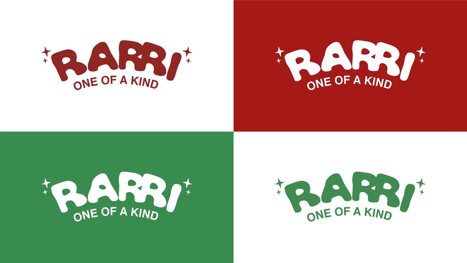 Rarri Garden — paleta y variantes de logo